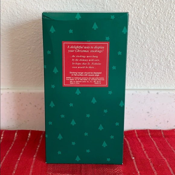 ‘95 Hallmark Happy Holidays Barbie Stocking Hanger - Picture 12 of 16